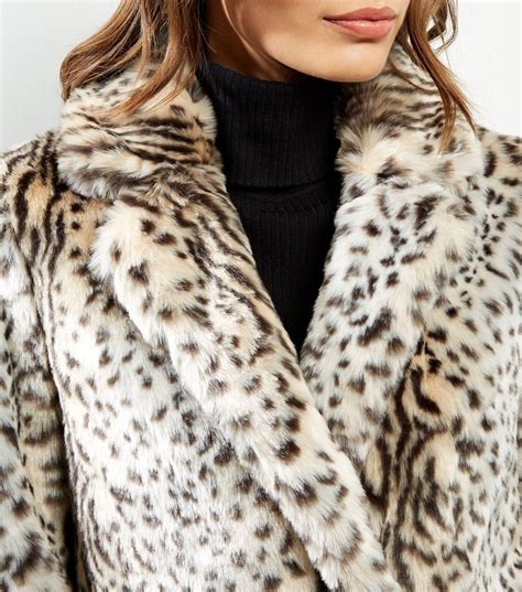 leopard fake fur jacket|faux fur leopard print coats.